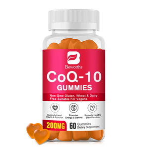 Premium CoQ10 + Sea Moss Complex | 1200mg Energy & Immune Support Gummies | 60 Vegan Gummies - GlobalAiStore